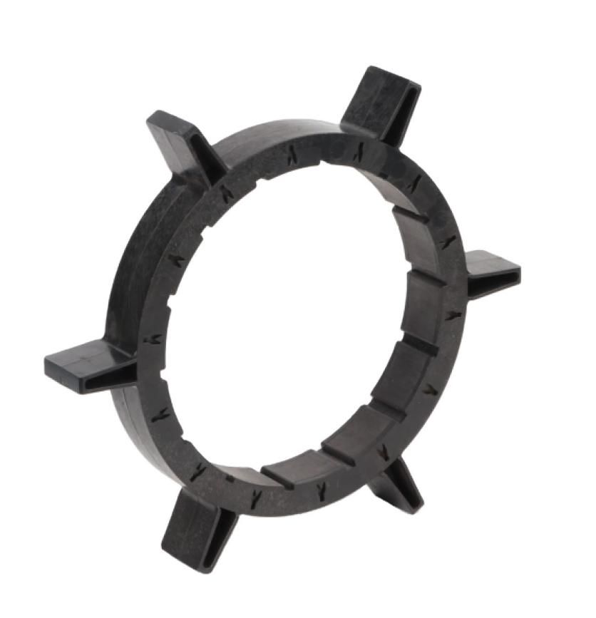 Black Hexagonal Circular Multipole Magnet